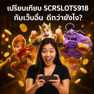 เปรียบเทียบ SCRSLOTS918 กับเว็บอื่น ดีกว่ายังไง