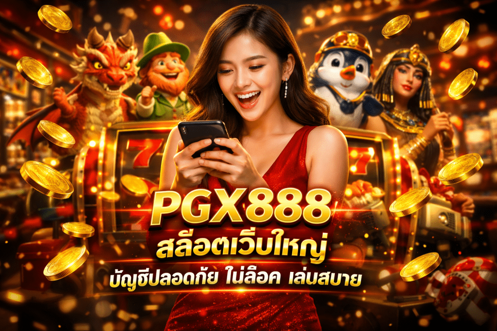 PGX888 สล็อตเว็บใหญ่ บัญชีปลอดภัย ไม่ล็อค เล่นสบาย