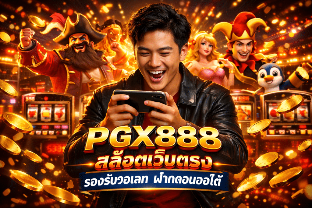 PGX888 สล็อตเว็บตรง รองรับวอเลท ฝากถอนออโต้
