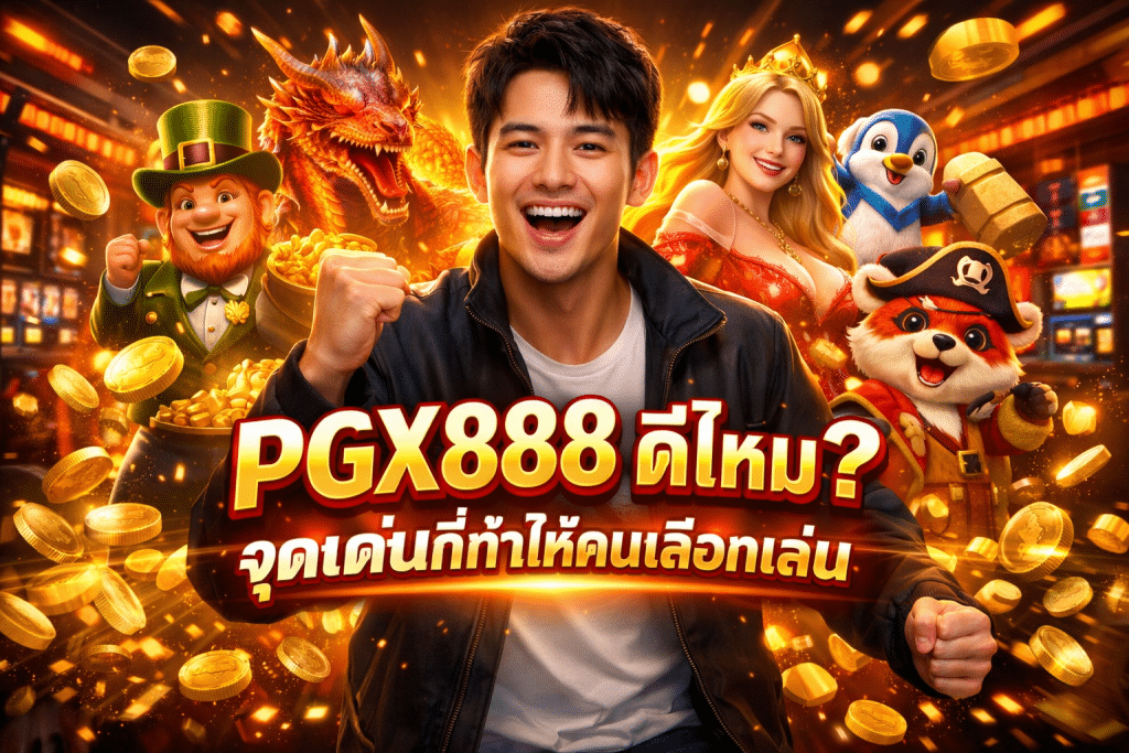 PGX888 ดีไหม? จุดเด่นที่ทำให้คนเลือกเล่น