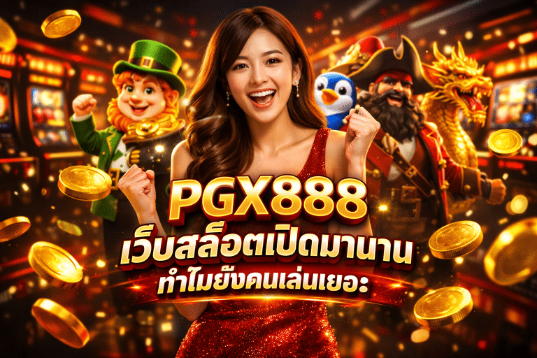 PGX888 เว็บสล็อตเปิดมานาน ทำไมยังคนเล่นเยอะ